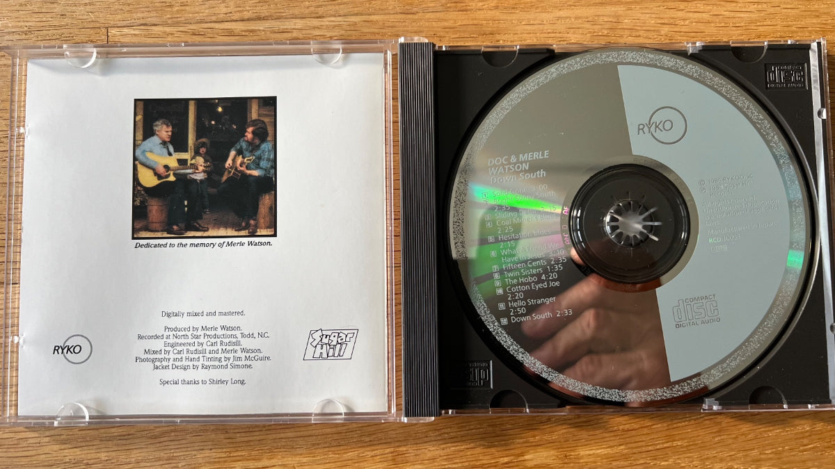 Doc & Merle Watson - Down South / CD - Japan Press. 1986