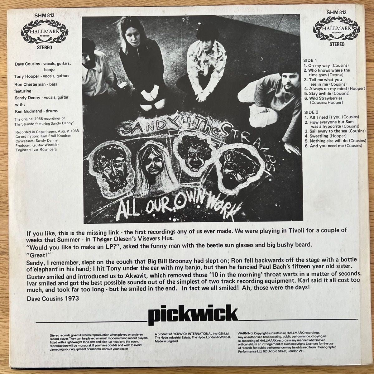 Sandy Denny & The Strawbs - All Our Own Works / 1st UK Press. 1973 - (M-/VG++)