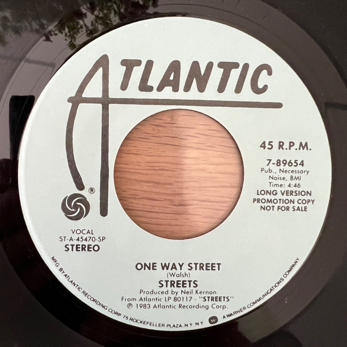 Streets - One Way Stree / US-Promo 1984 - (M-/Neutral)