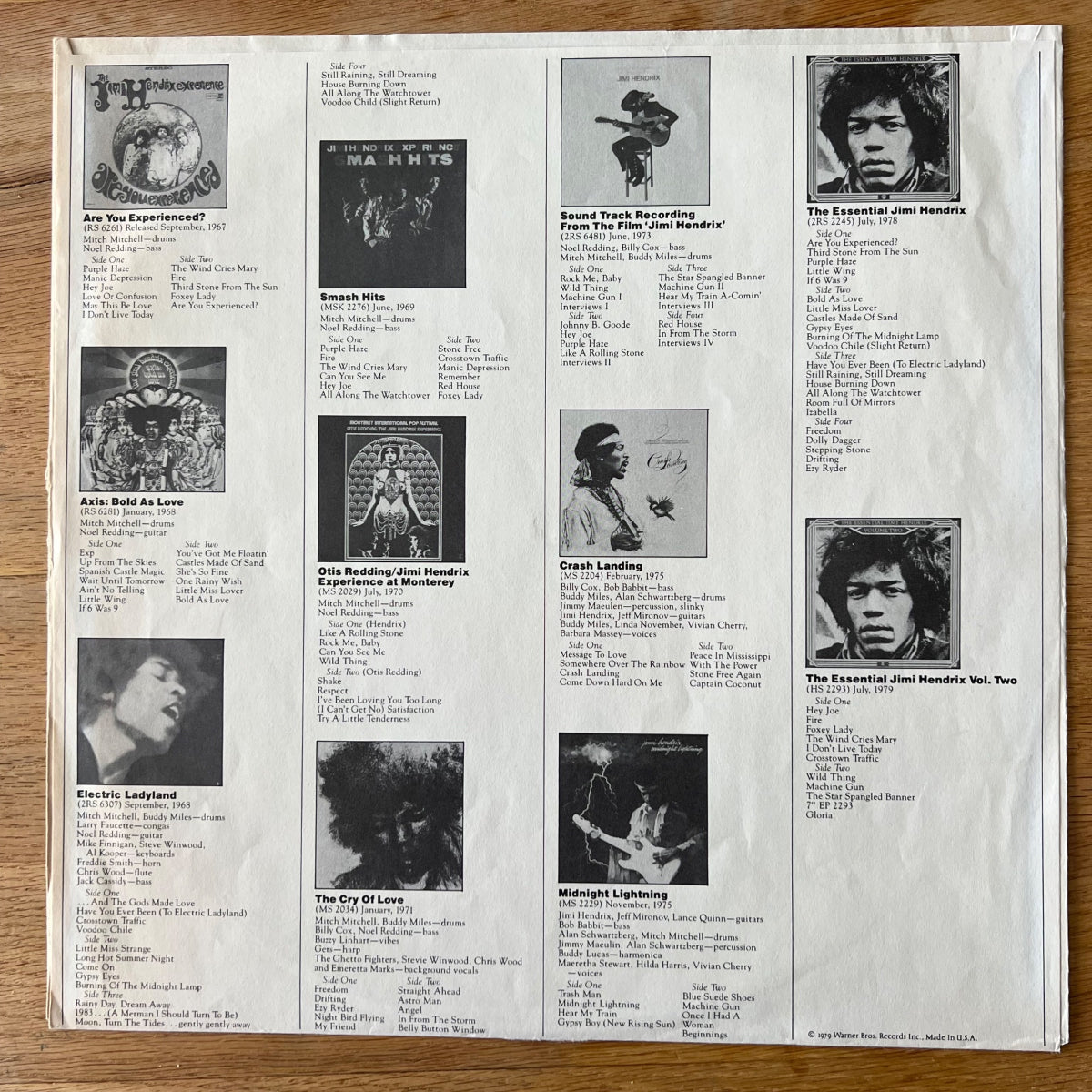 Otis Redding & Jimi Hendrix Experience - Monterey Intern. Pop Festival / US Press. 1974 - (VG++/VG++)