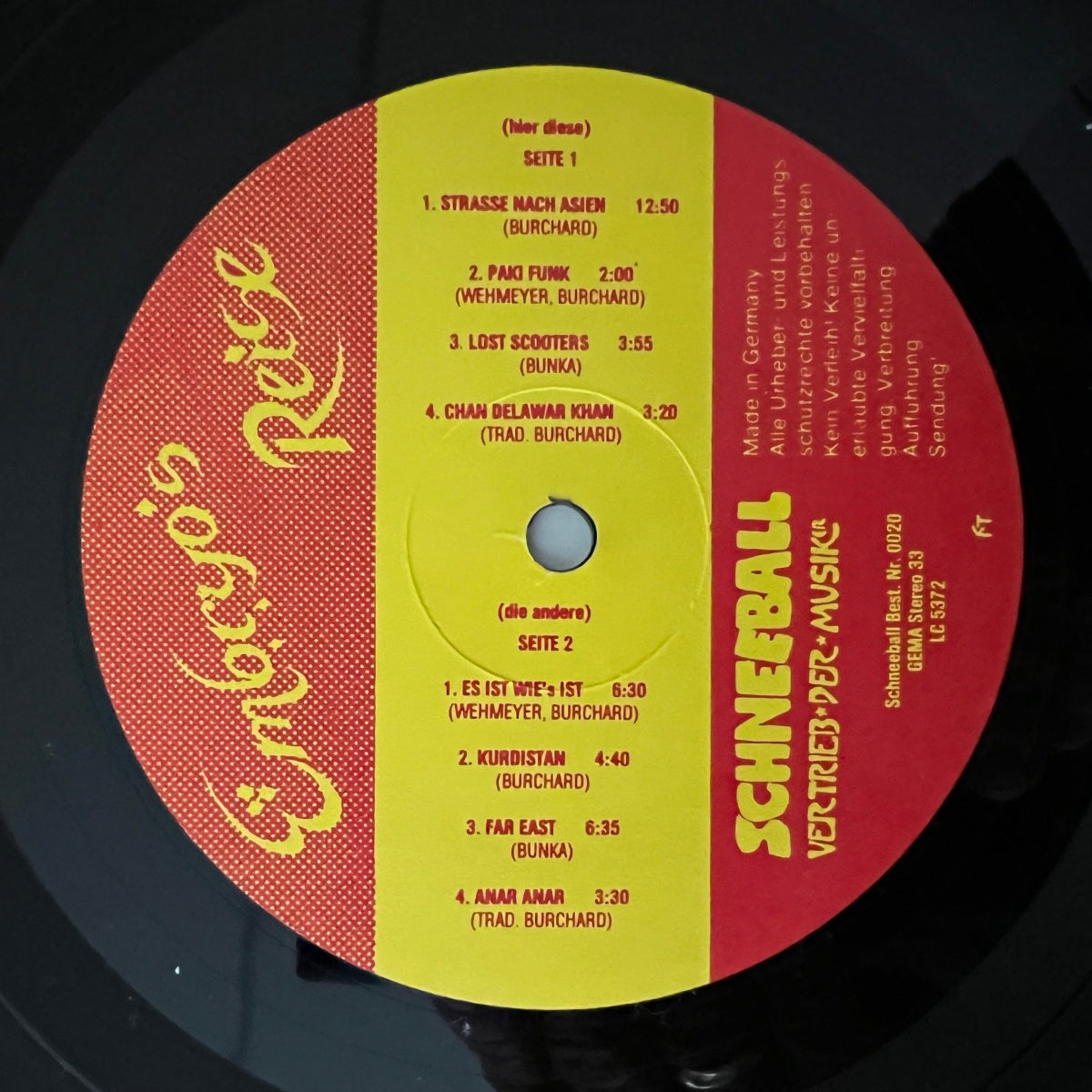 Embryo - Embryo's Journey / 2 LP - 1er D-Press. 1979 - (VG++/VG++)