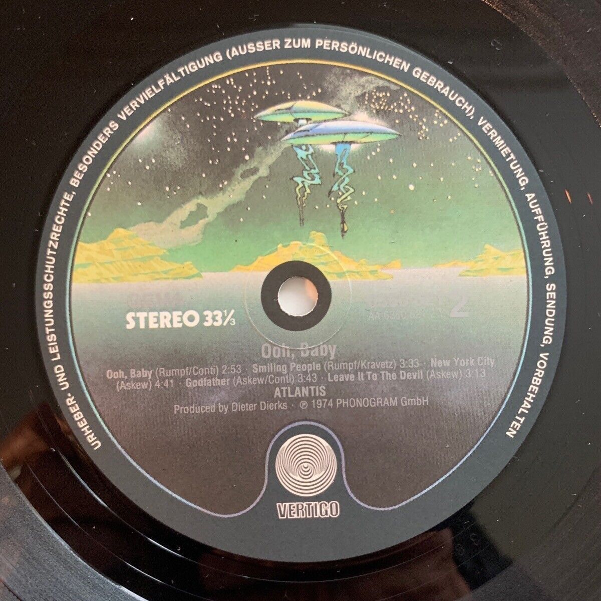 Atlantis - Ooh, Baby // 1. D-Pressing 1974 - (VG++/VG++)