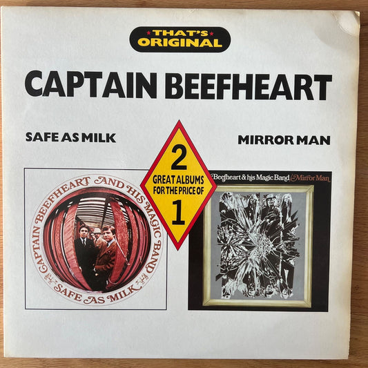 Captain Beefheart - Safe As Milk/Mirror Man/2 LP - 1re édition britannique. 1988 - (M-/VG++)