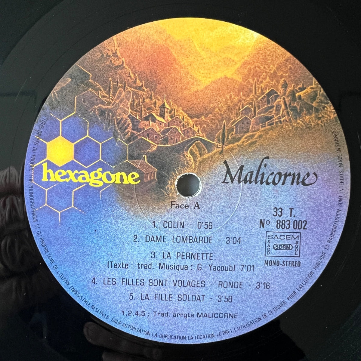 Malicorne - Same / France-Press. 1974 - (M-/VG+)
