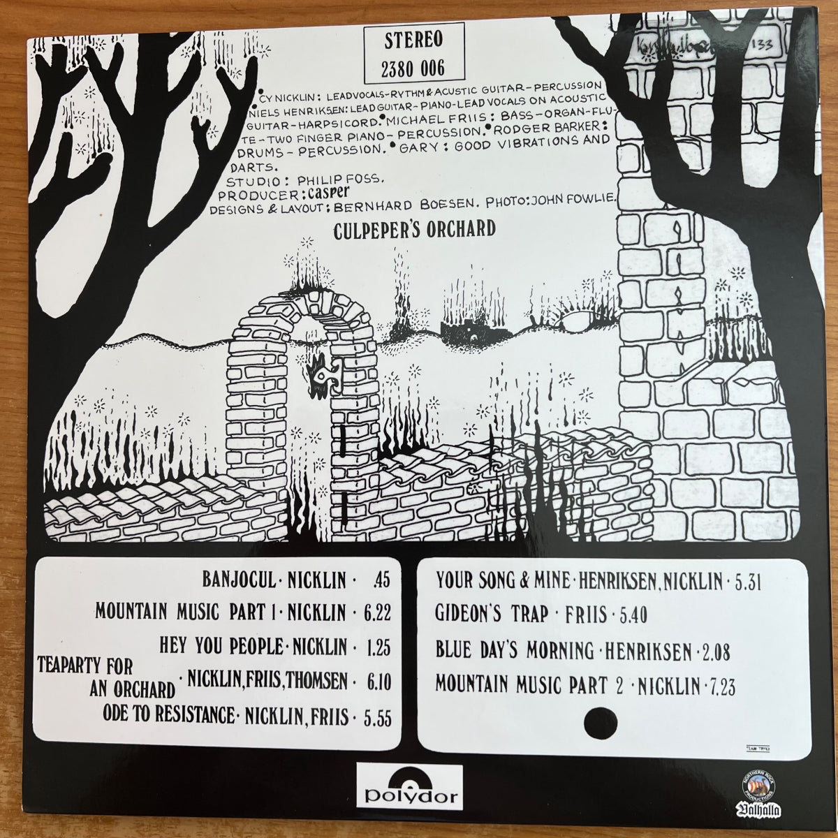 Culpeper's Orchard - Same / D-Press 2014, RE from 1971 - (M-/M-)