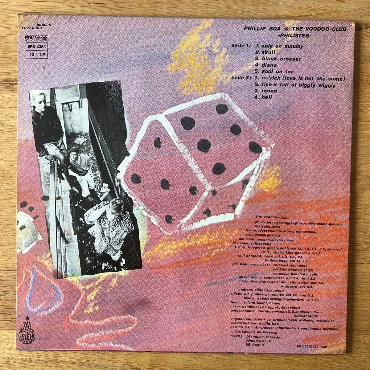 Philip Boa & The Voodoo Club - Philistines / 1. D-Press. 1985 - (M-/M-)