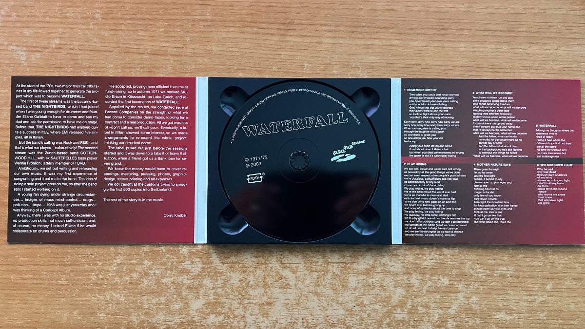 Waterfall - Same / CD - 1. Swiss-Press. 2003 on CD - Digipak - (M-/M-)