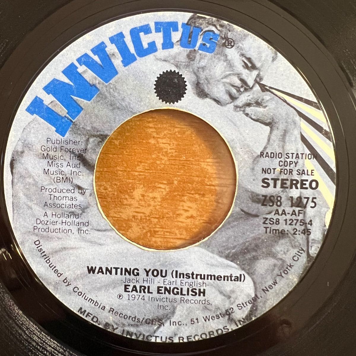 Earl English - Wanting You / US Promo 1974 - (M-/Neutral)