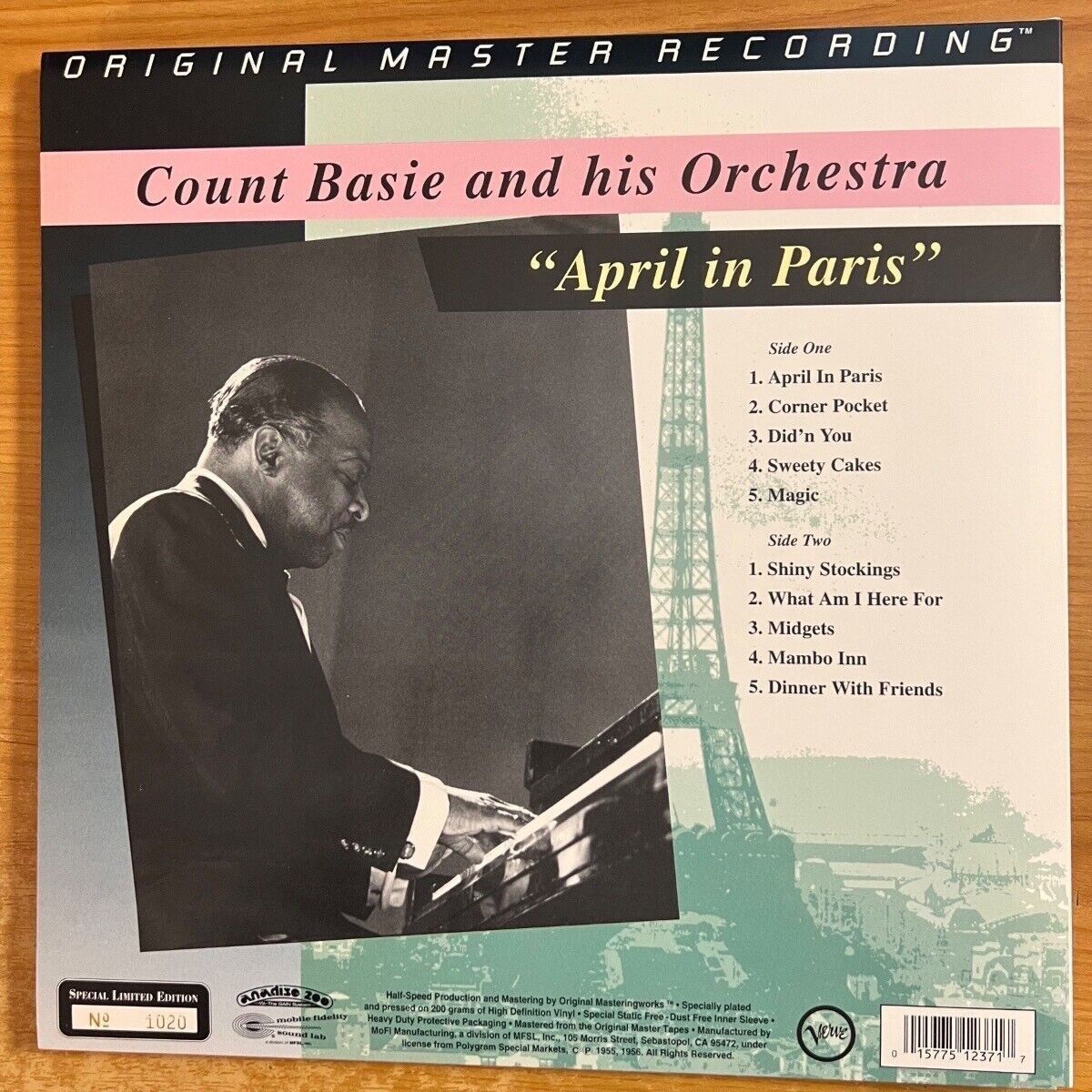 Count Basie - April In Paris / Audiophile MFSL 1995 - (Mint)