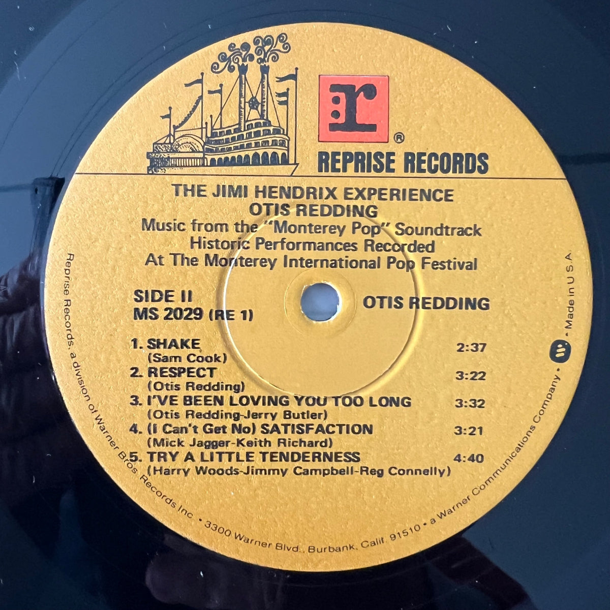 Otis Redding & Jimi Hendrix Experience - Monterey Intern. Pop Festival / US Press. 1974 - (VG++/VG++)