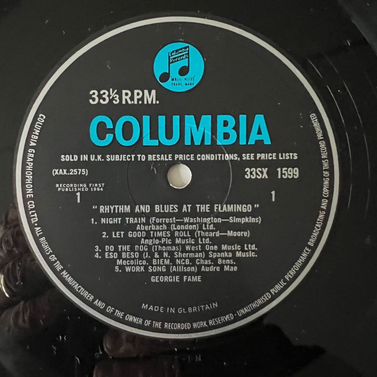 Georgie Fame - Rhythm And Blues At The Flamingo / 1. UK-Press. 1964 - (M-/VG++)