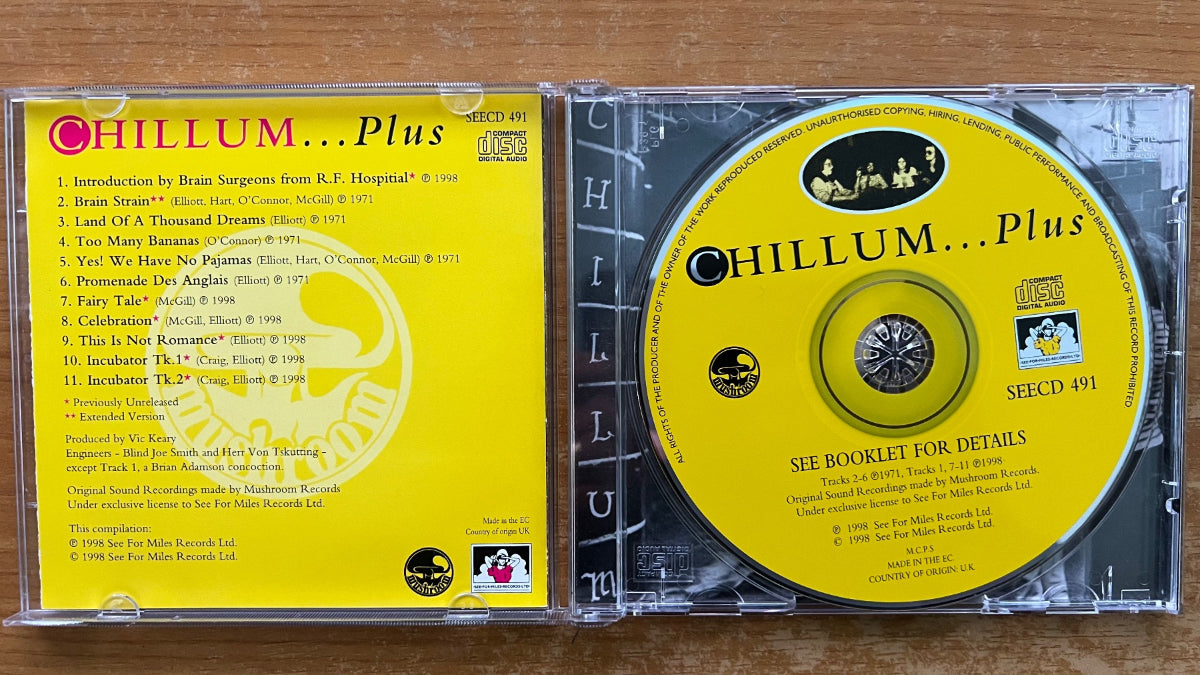 Chillum - Plus / CD - 1st UK Press. 1998 on CD - (M-/M-)