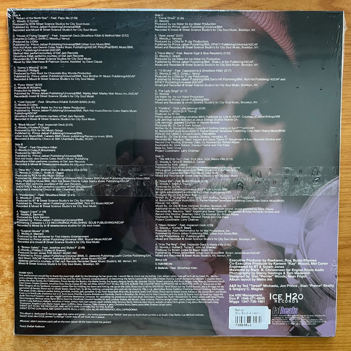 Chef Raekwon - Only Built 4 Cuban Linx // 1. US-Press. 2009 - (Mint & Sealed)
