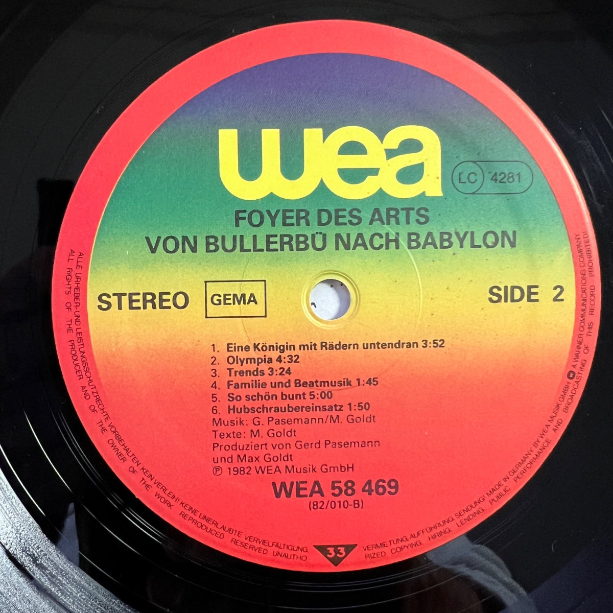 Foyer Des Arts - Von Bullerbü Nach Babylon / 1. D-Press. 1982 - (M-/VG++)