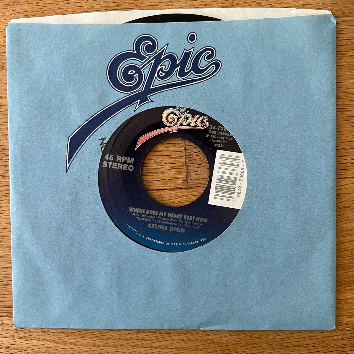 Céline Dion - (If There Was) Any Other Day / 1. US-Press. 1991 - (M-/M-)