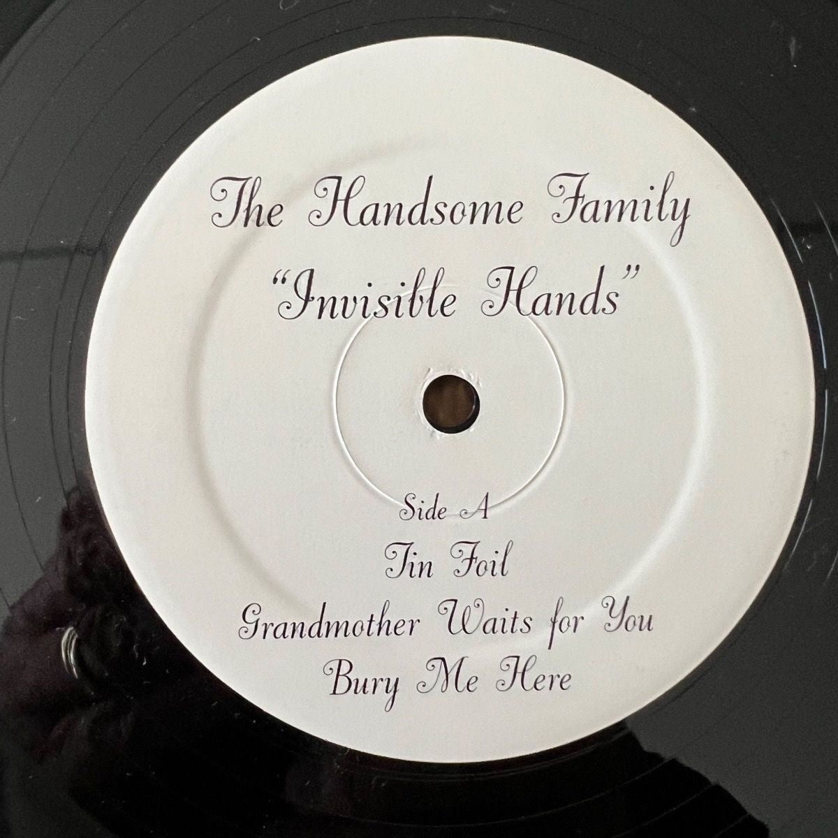 Handsome Family - Invisible Hands / LP Mini-Album - 1. US-Press. 1997 - (M-/M-)