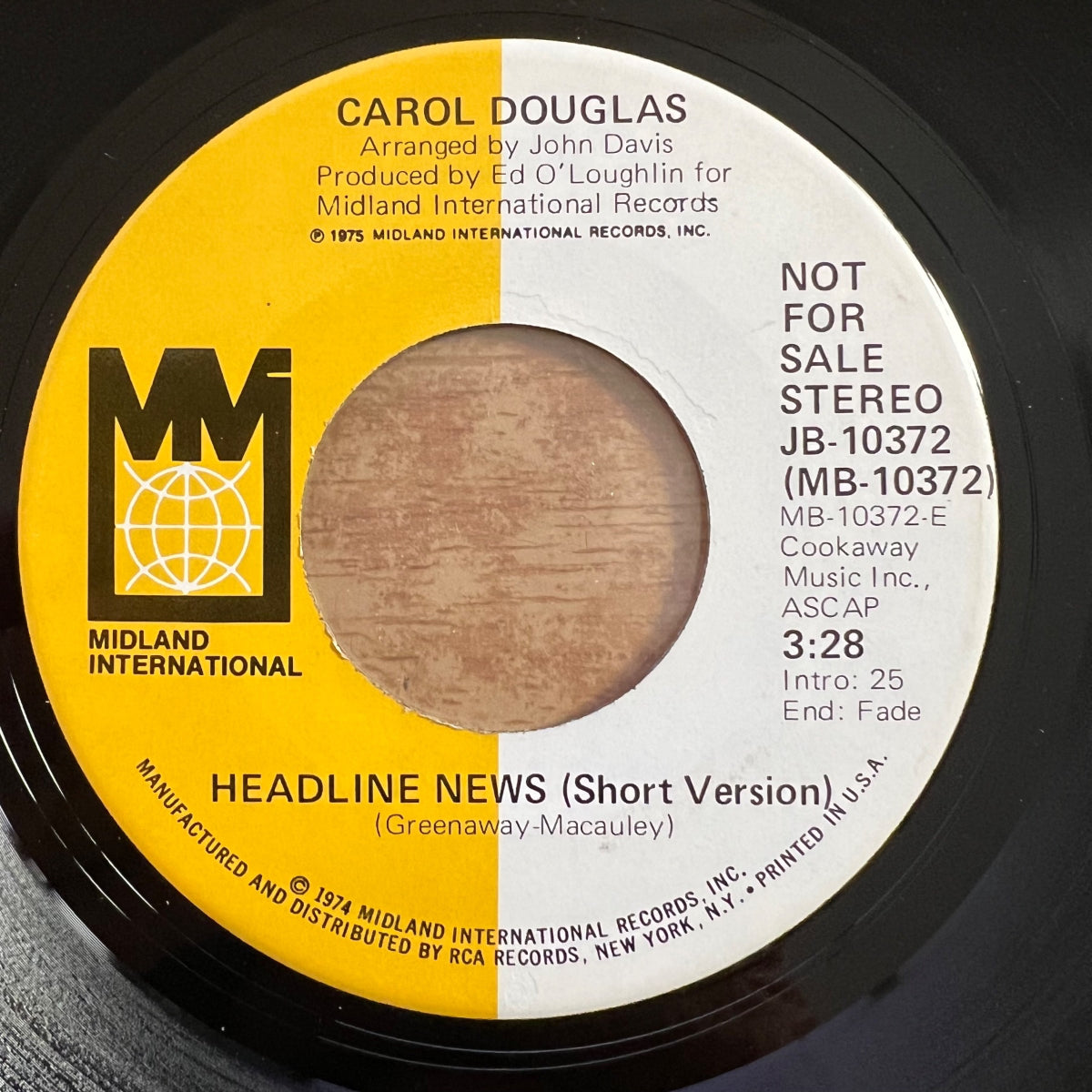 Carol Douglas - Headline New / US-Promo 1975 - (M-/Neutral)