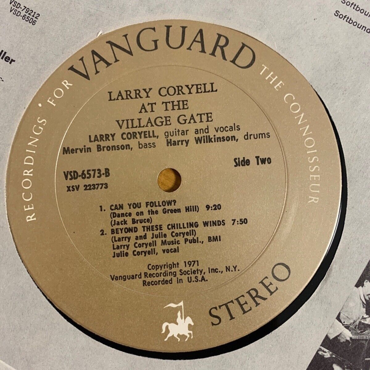 Larry Coryell - At The Village Gate / 1. US-Press. 1971 - (M-/VG+)