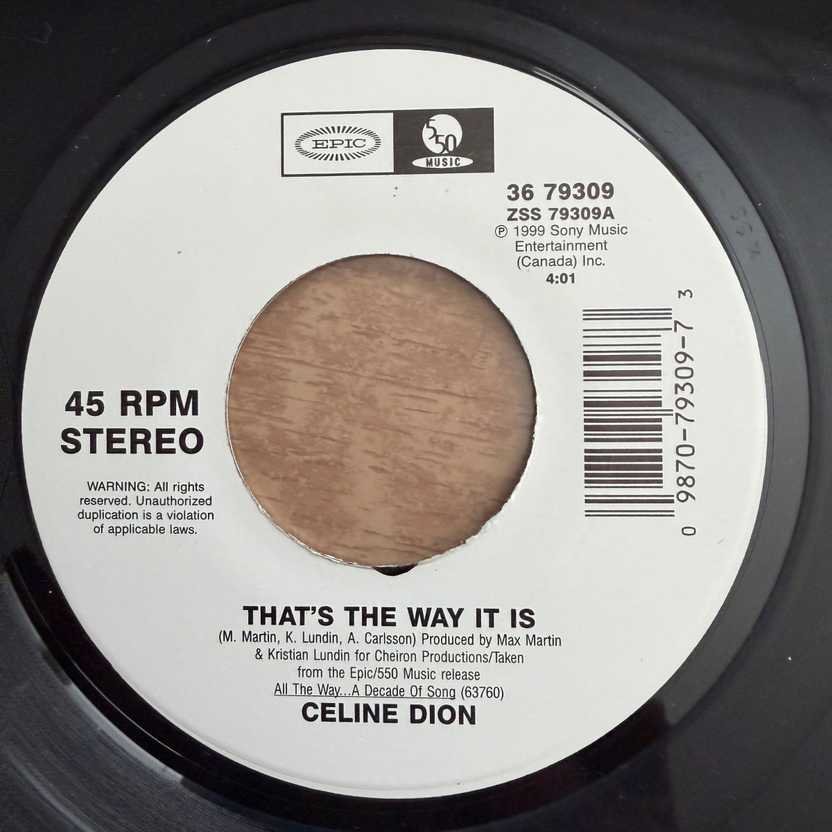 Celine Dion - That's The Way It Is / 1. US-Press. 1999 - (M-/Neutral)