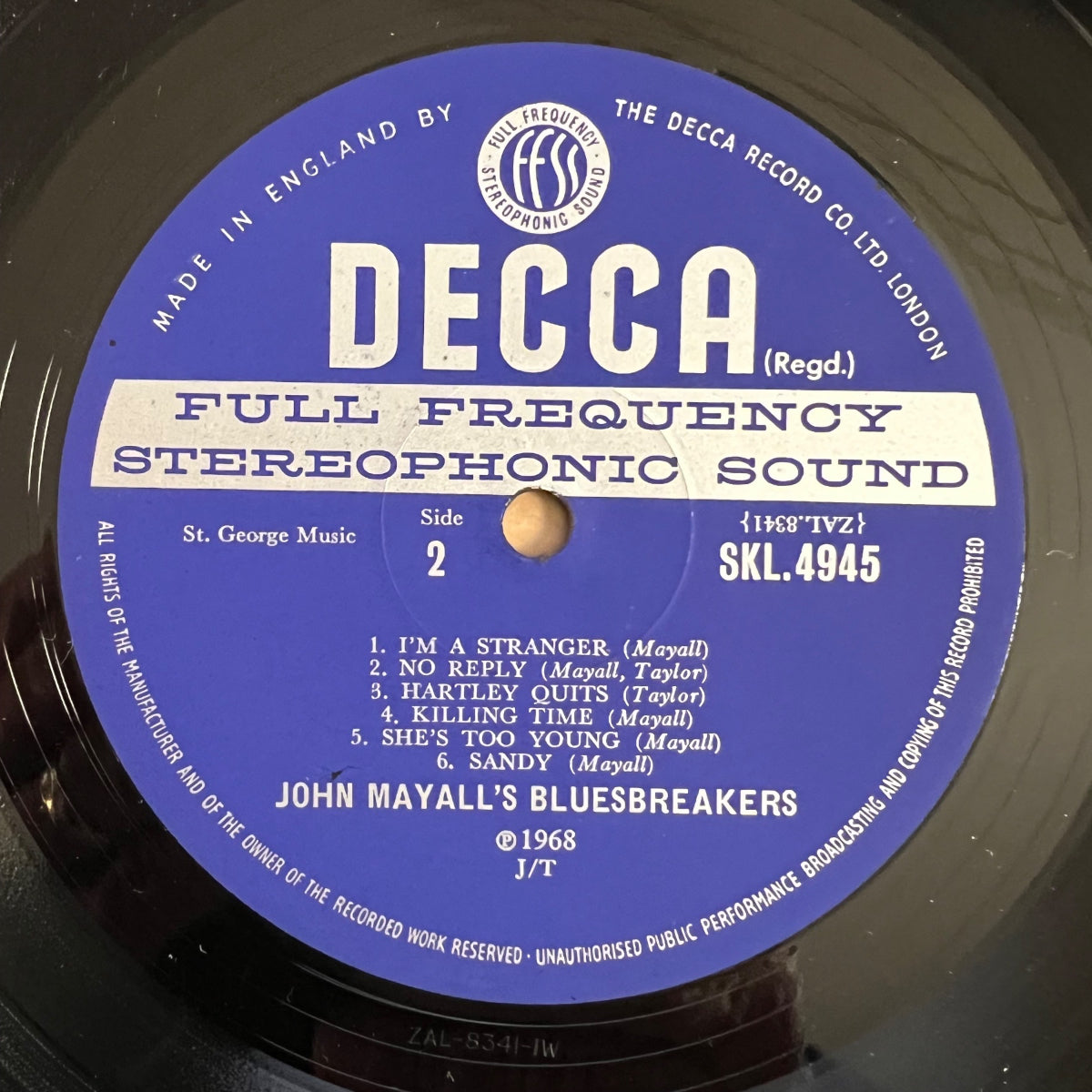 John Mayall's Bluesbreakers - Bare Wires / 1. UK-Press. 1969
