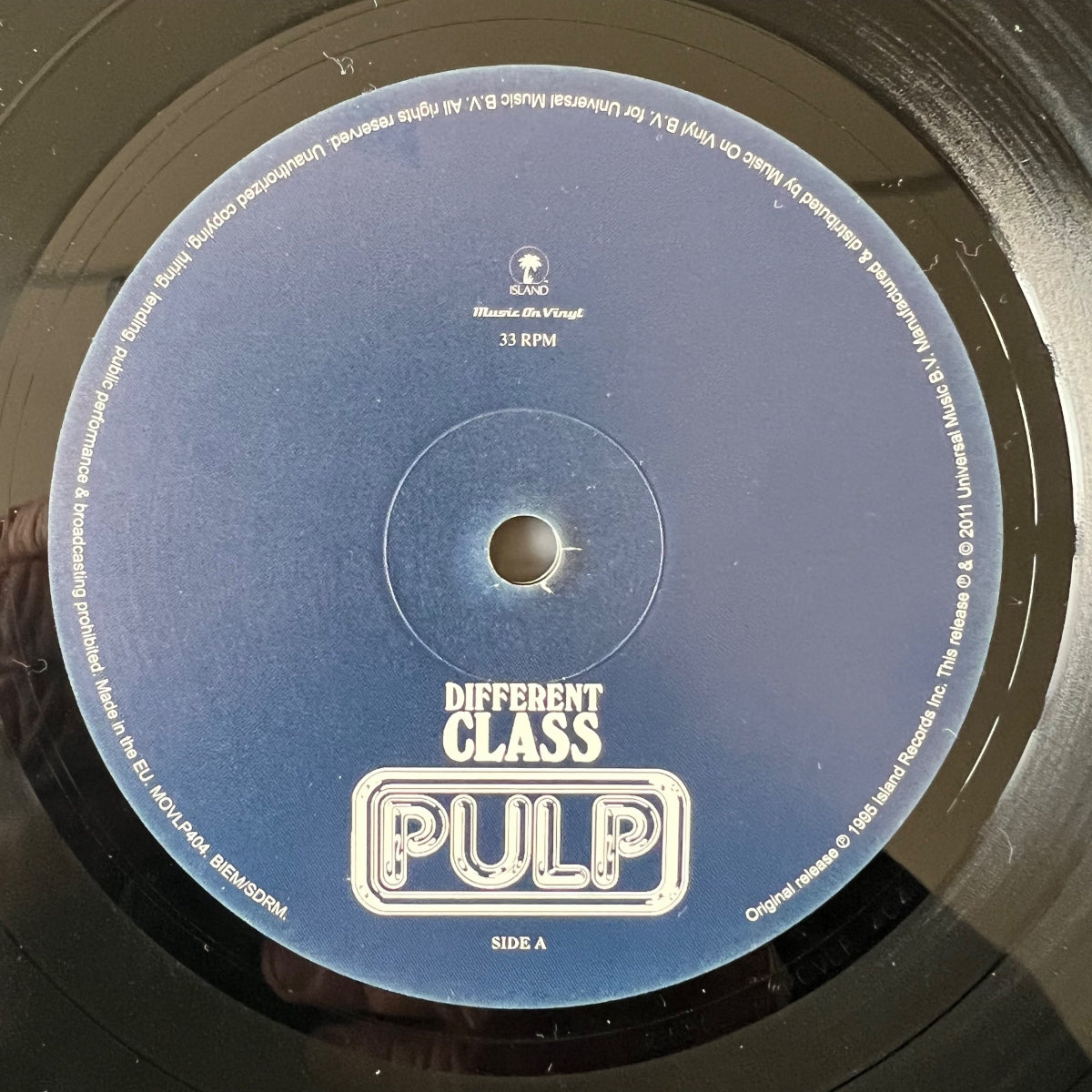 Pulp - Different Class / EU-Press. 2011 - Music On Vinyl Edition - (VG++/VG++)