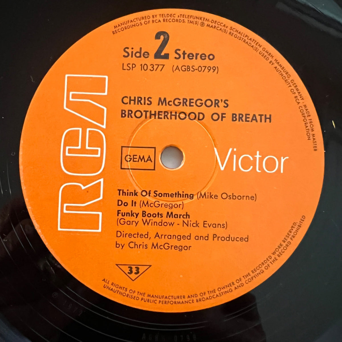 Chris McGregor's Brotherhood Of Breath - Brotherhood / 1. D-Press. 1972 - (M-/M-)