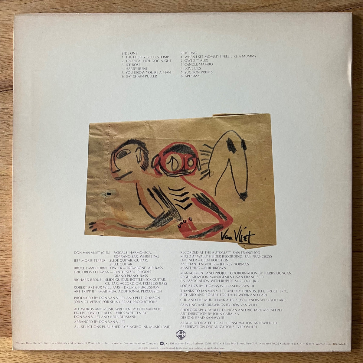 Captain Beefheart & The Magic Band - Shiny Beast / 1st US Press. 1978 - (M-/M-)