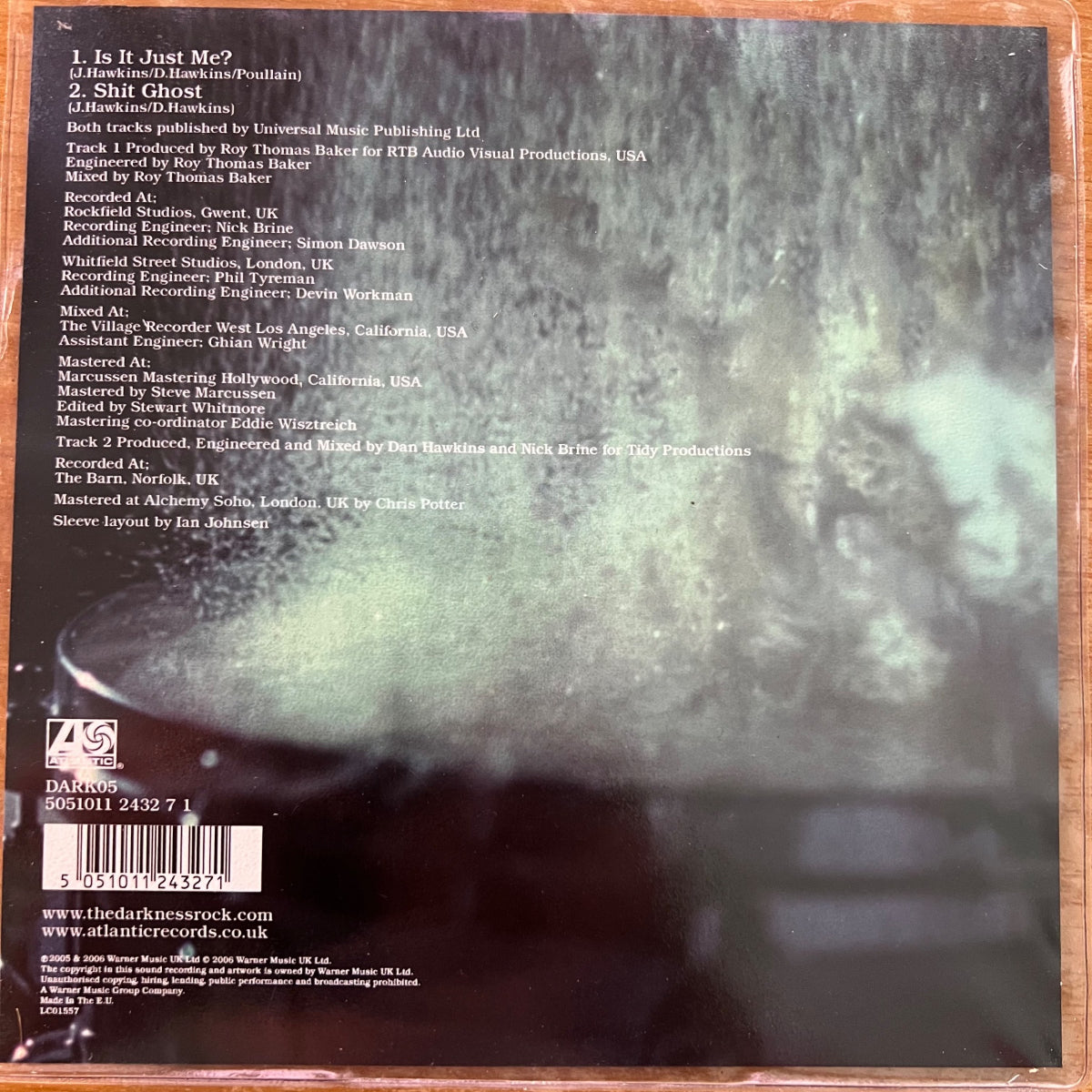 Darkness - Is It Just Me ? / Picture 7" - 1. UK-Press. 2006 - (M-/M-)
