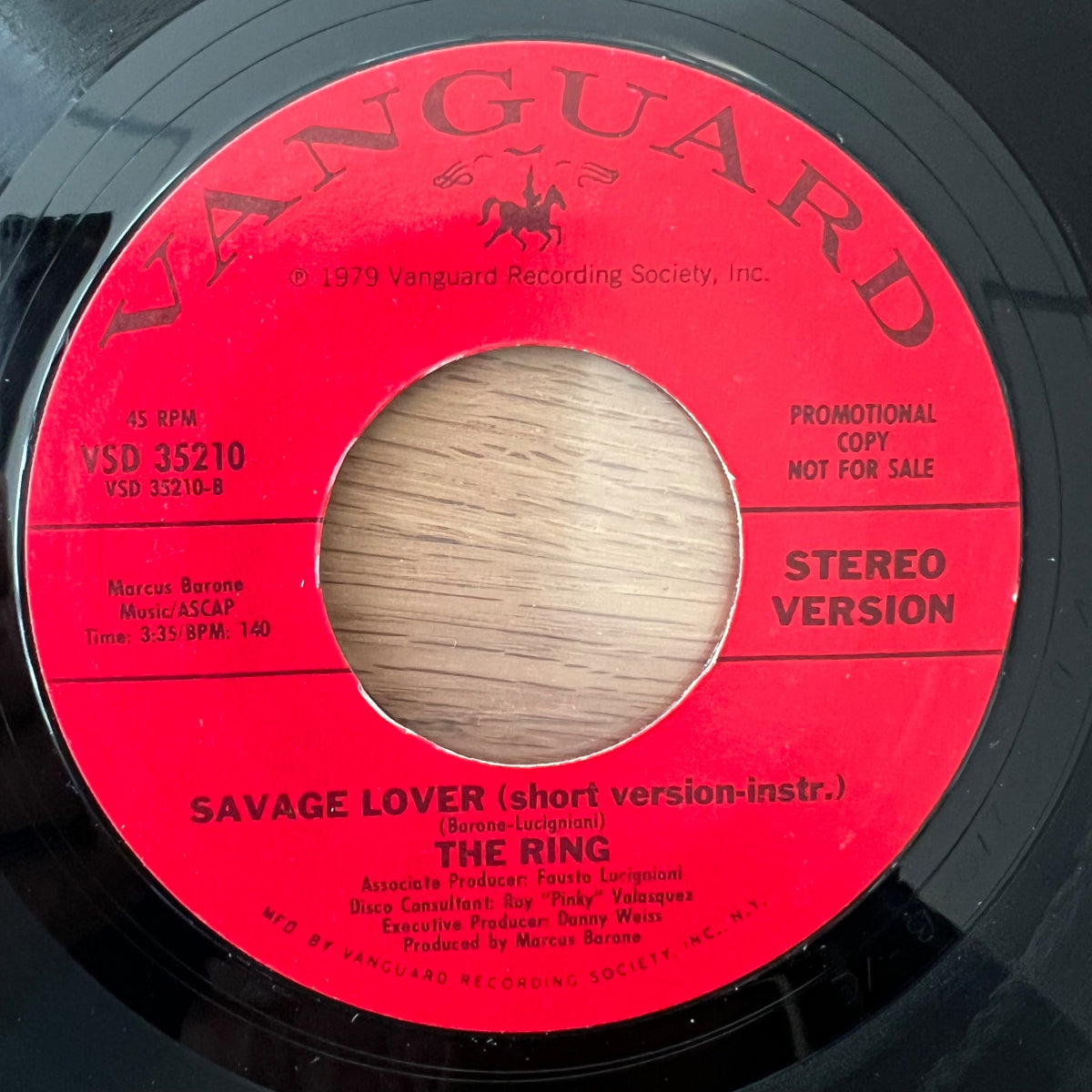 Ring - Savage Lover / US.Promo 1979 - (M-/Neutral)