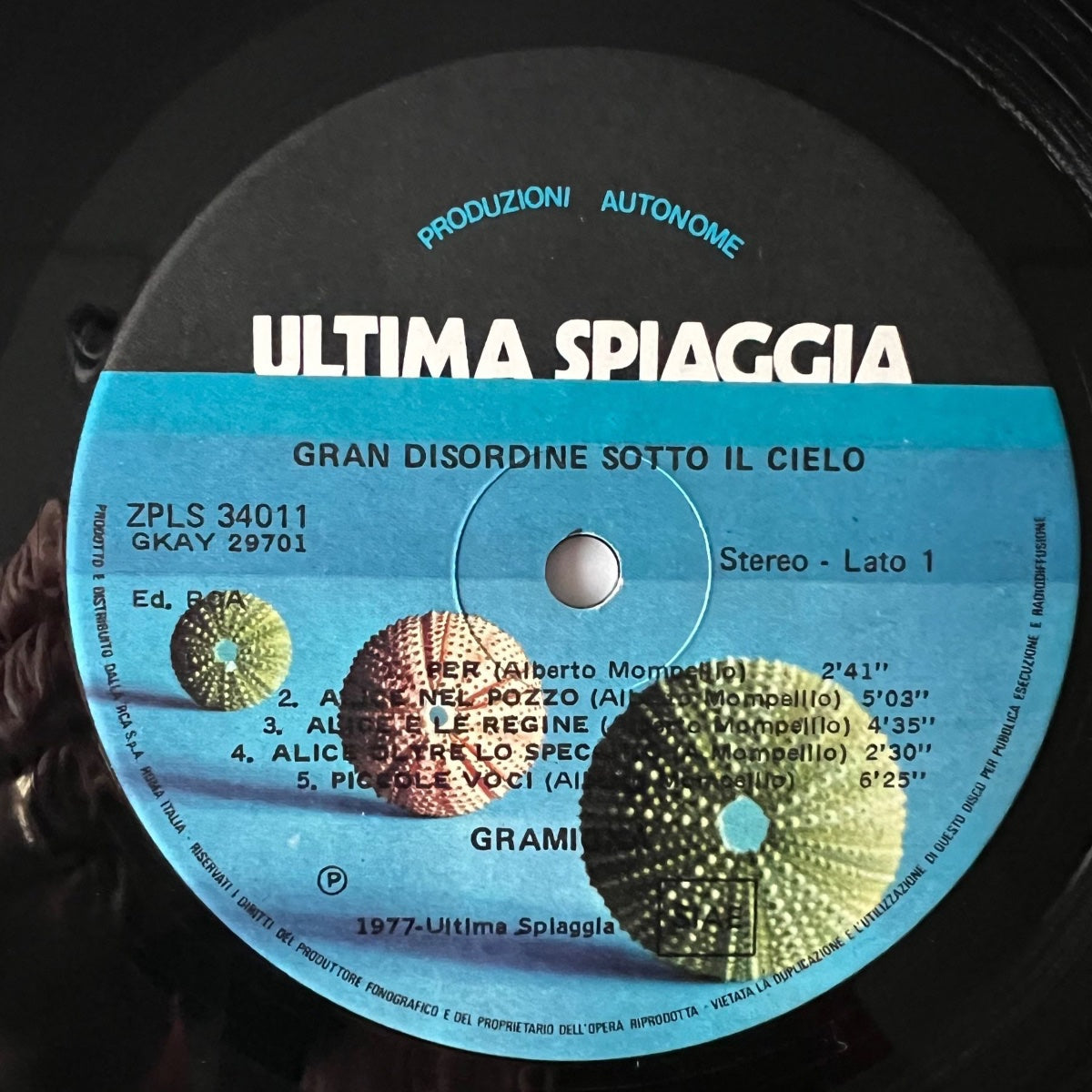 Gramigna - Gran Disordine Sotto Il Cielo / 1. Italy-Press. 1977 - (M-/VG++)