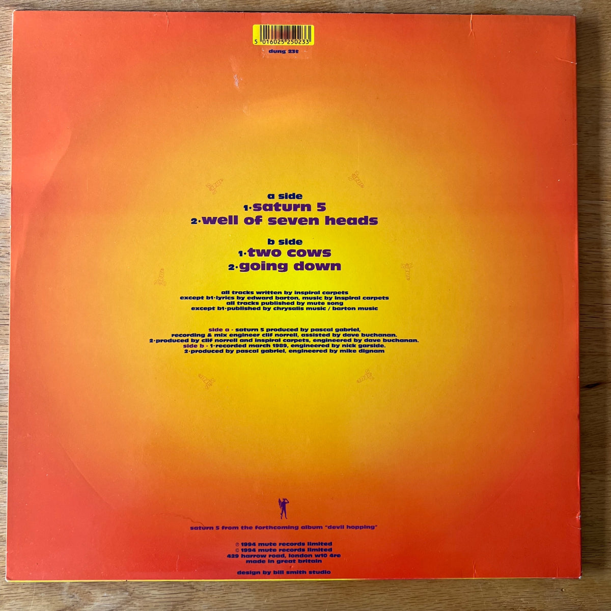 Inspiral Carpets - Saturn 5 / 12" Maxi - 1. UK 1994 - (M-/M-)