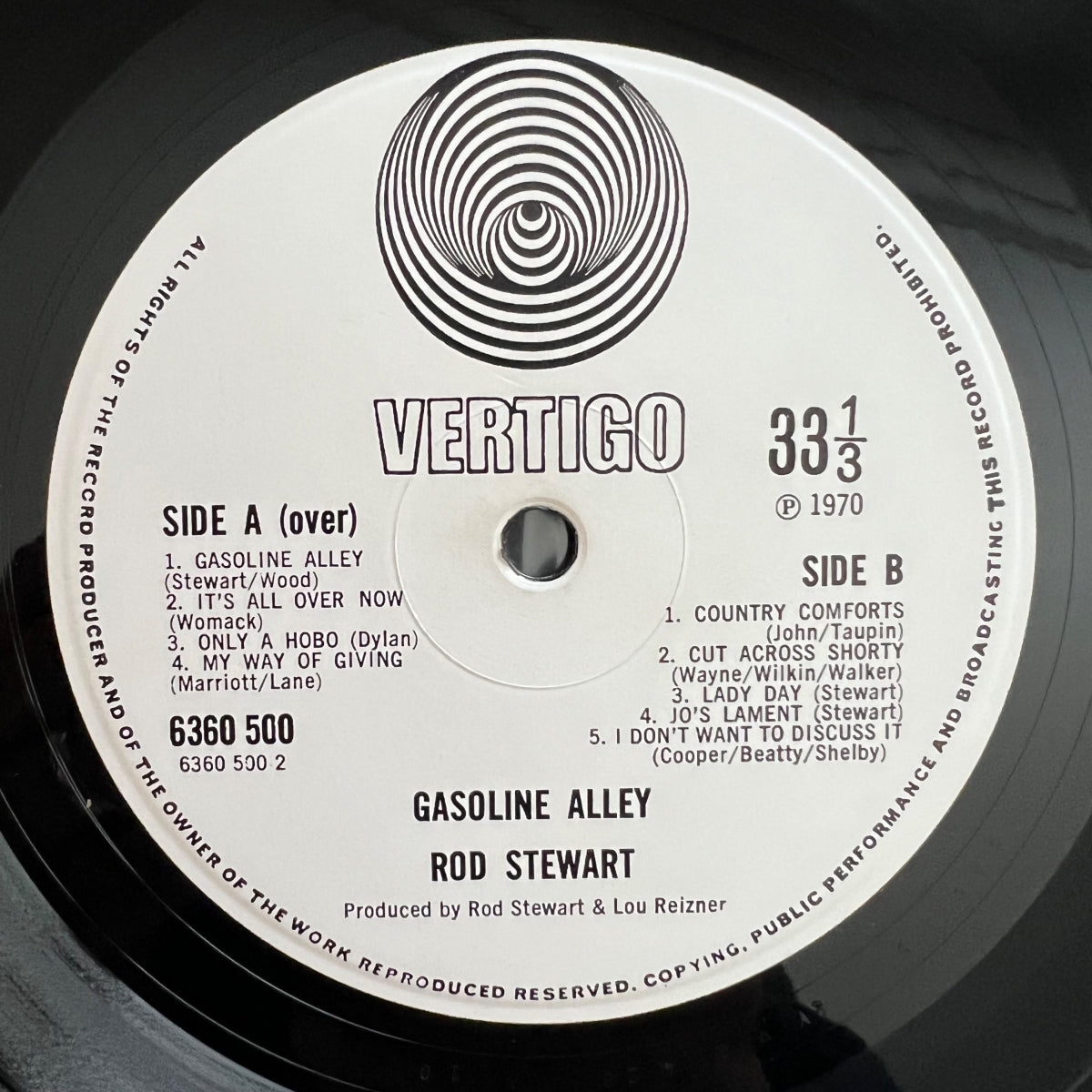 Rod Stewart - Gasoline Alley / UK-Press. 1971 - (M-/M-)