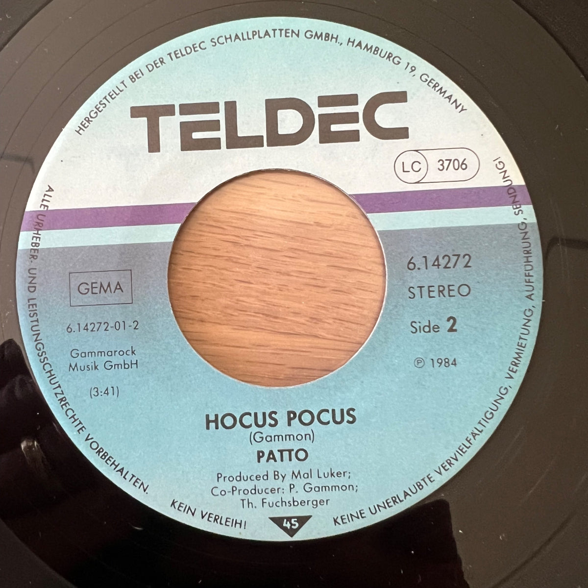 Patto - D.A.N.C.I.N. , T.A.N.Z.E.N. / 1. D-Press. 1984 - (M-/VG++)