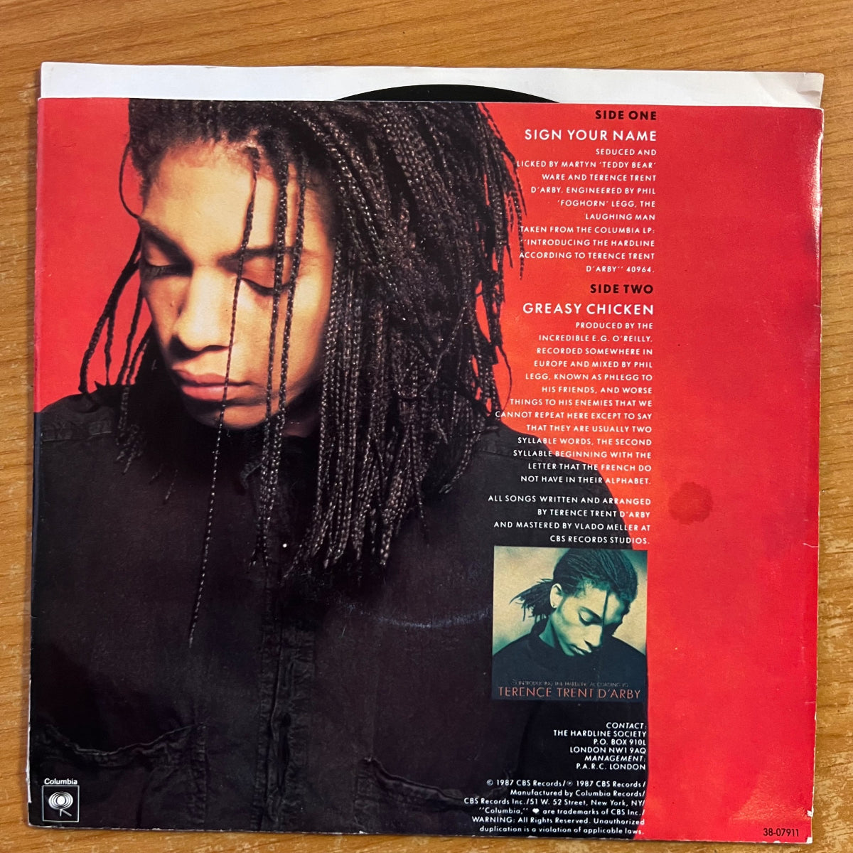 Terence Trent D'Arby - Sign You Name / 1. US-Press. 1987 - (M-/M-)