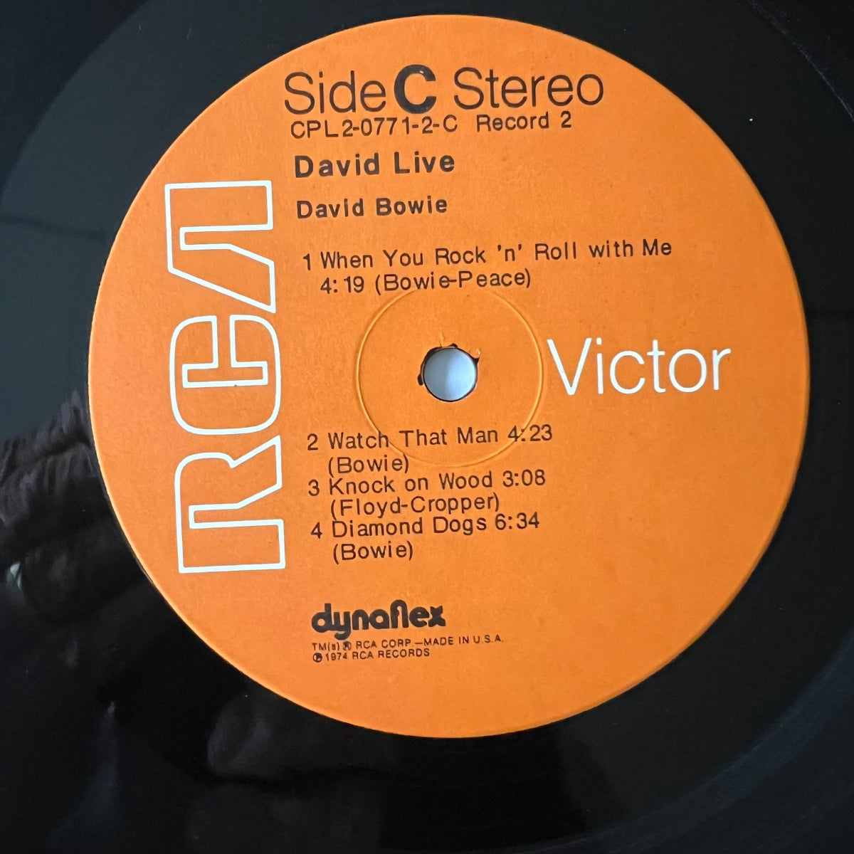 David Bowie - David Live / 2 LP - 1st US Press. 1974 - (M-/VG+)
