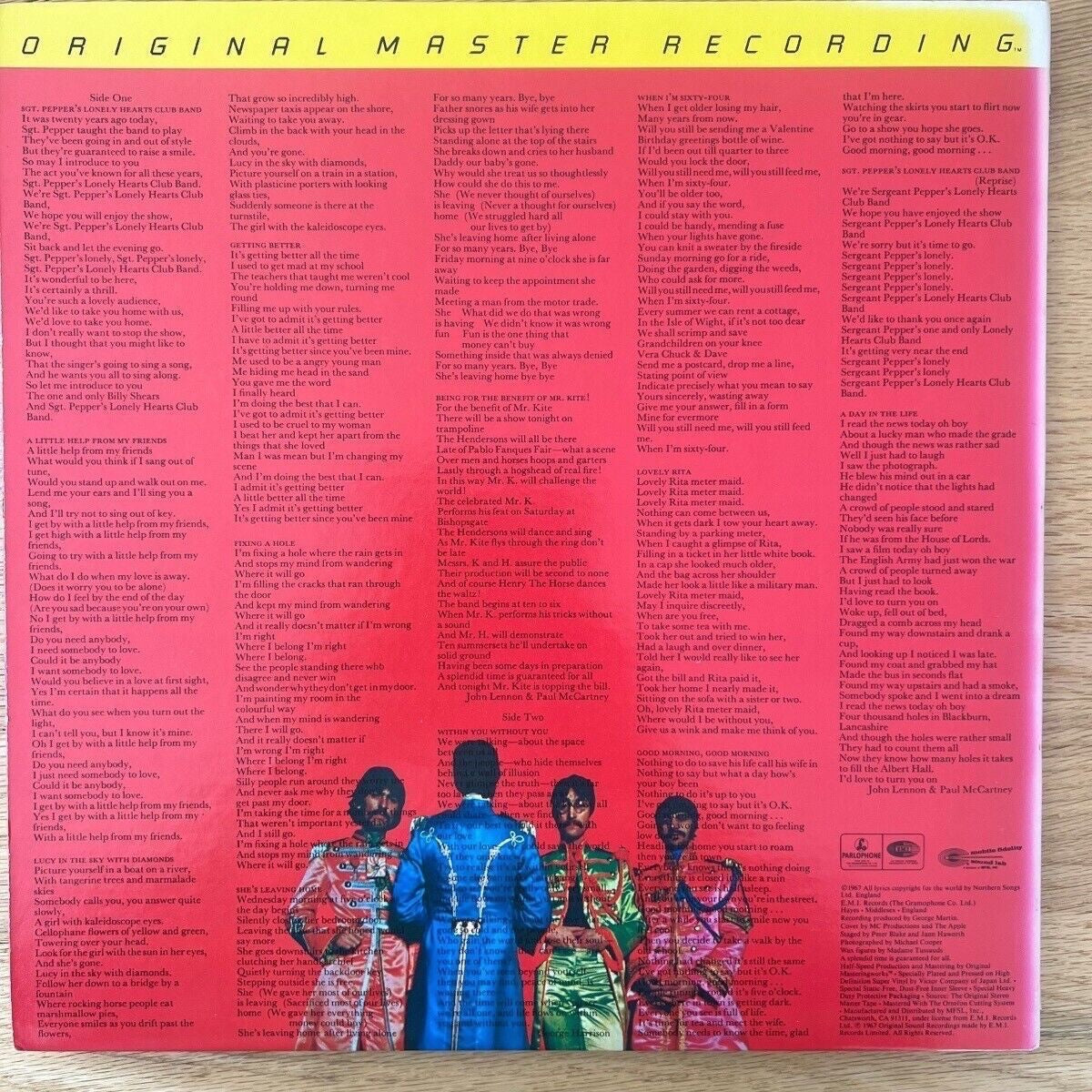 Beatles - Sgt. Pepper's Lonely... / Audiophile MFSL 1983 - (M-/VG++)