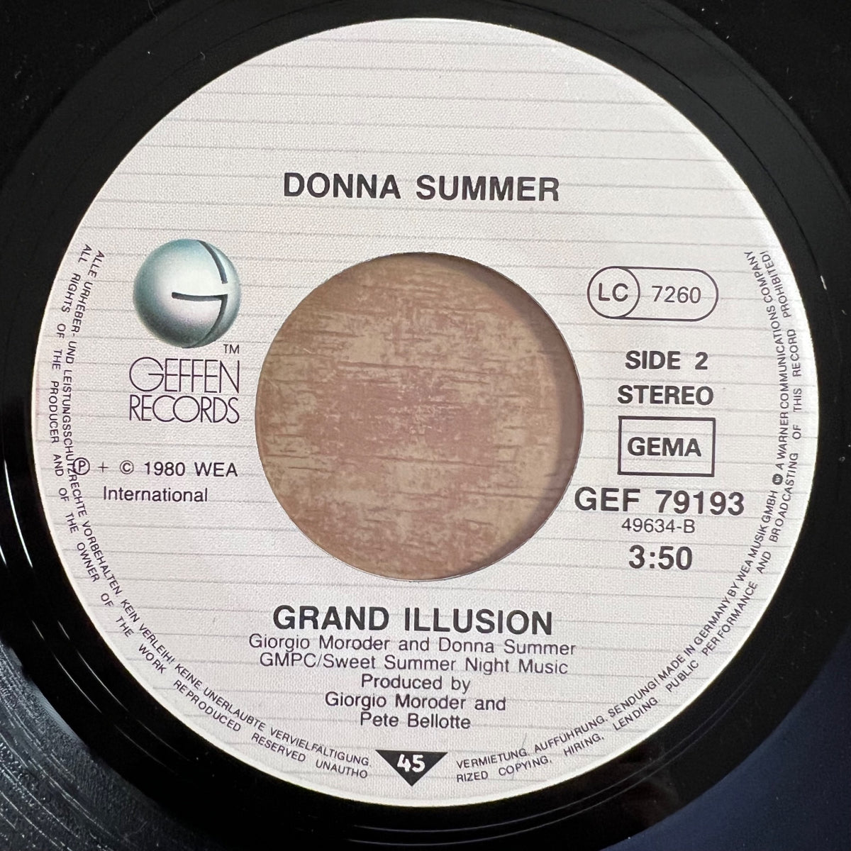 Donna Summer - Cold Love / 1. D-Press. 1980 - (M-/VG++)