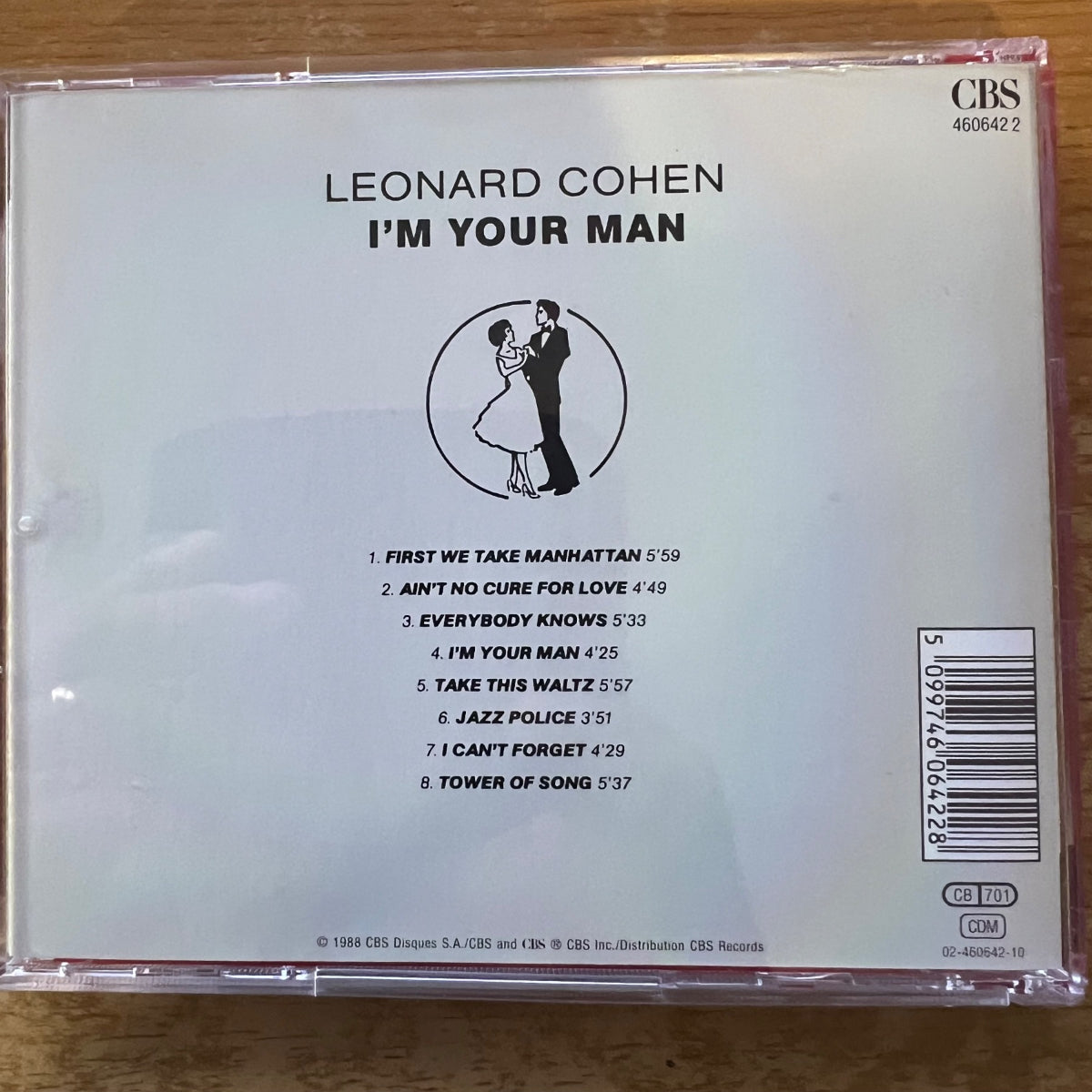 Leonard Cohen - I'm Your Man / CD - 1. EU-Press. 1988 - (M-/M-)