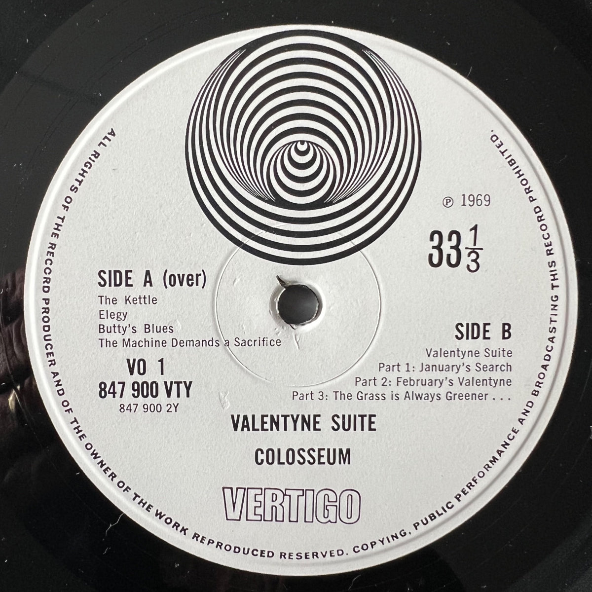 Colosseum - Valentyne Suite / 1. UK-Press. 1969 - (M-/VG++)