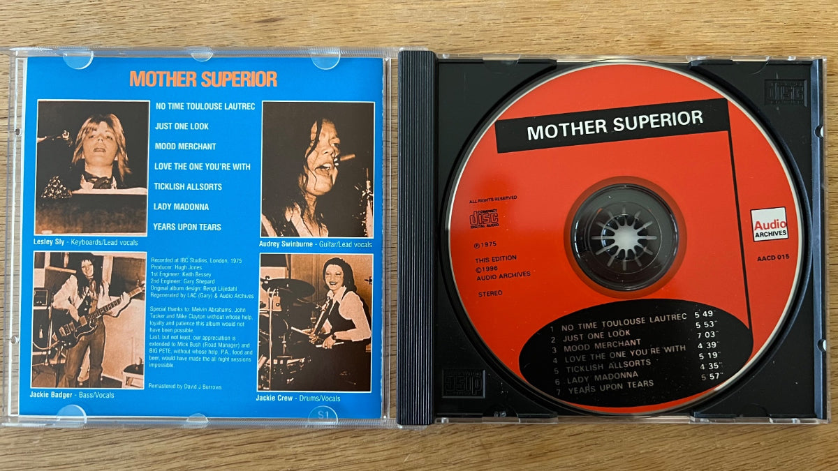 Mother Superior - Same / CD - 1st UK Press. 1996 on CD - (M-/M-)