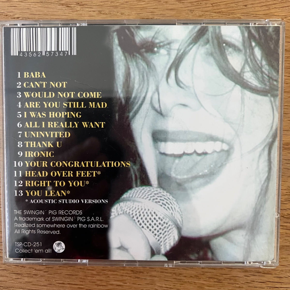 Alanis Morissette - Thank U Toronto / CD - 1. Luxembourg-Press. 1999 - (M-/M-)