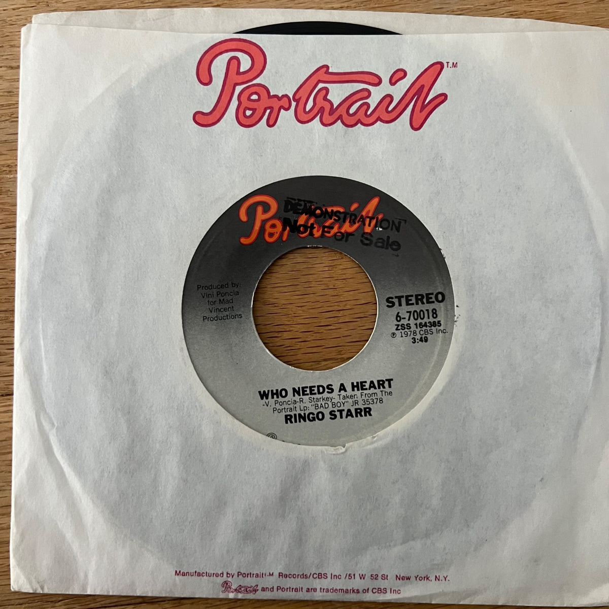 Ringo Starr - Heart On My Sleeve / 1. US-Press. 1978 - (M-/VG+)