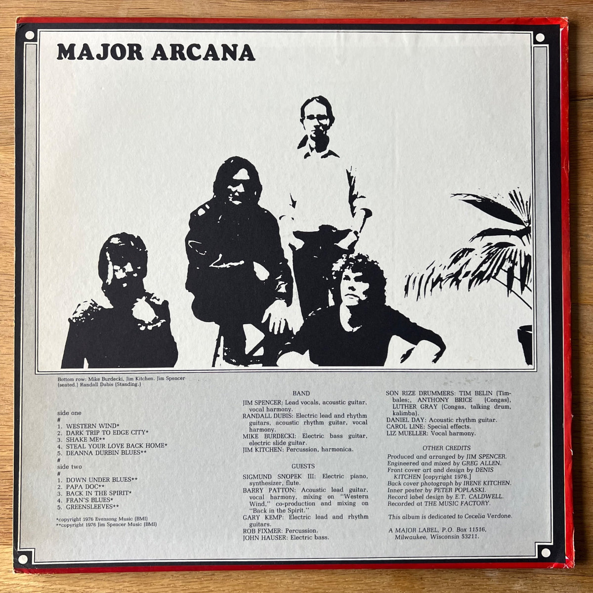 Major Arcana - Same / 1. US-Press. 1976 - (VG++/M-)