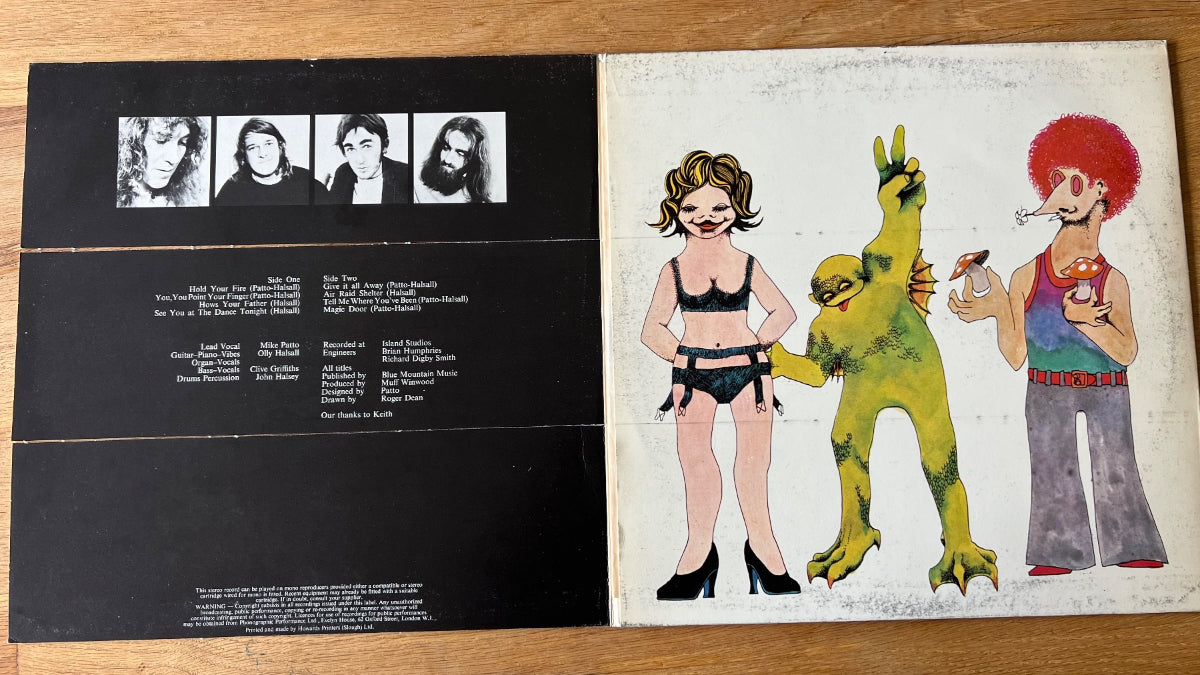 Patto - Hold Your Fire / 1st UK Press. 1971 - Gimmix Fold-Out Cover - (M-/VG+)