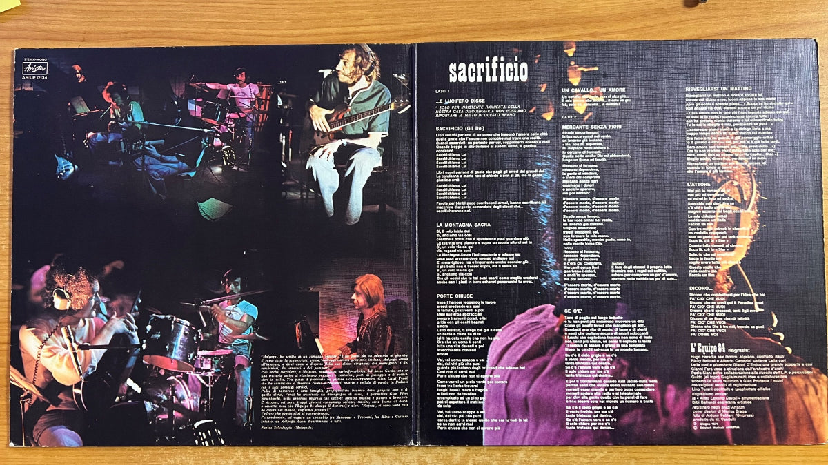 Equipe 84 - Sacrificio / 1. Italy-Press. 1974 - (M-/VG++)