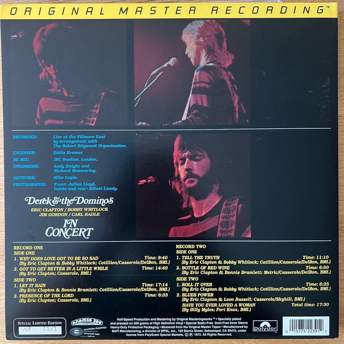 Derek & The Dominos - En concert / Audiophile MFSL 1996 - (Mint)
