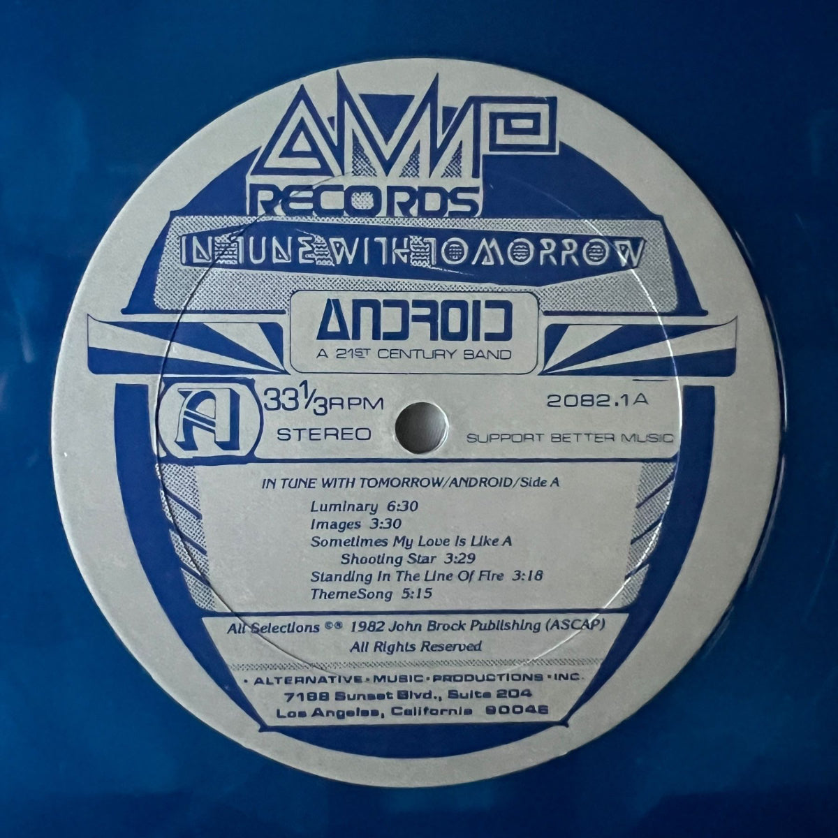 Android A 21 Century Band - In Tune With Tomorrow / 1. US 1982 - (M-/VG++)