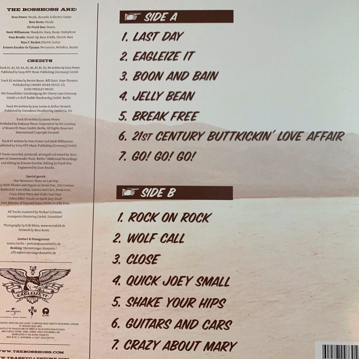 BossHoss - Do Or Die / 1st EU Press. 2009 - NEW - (Mint)