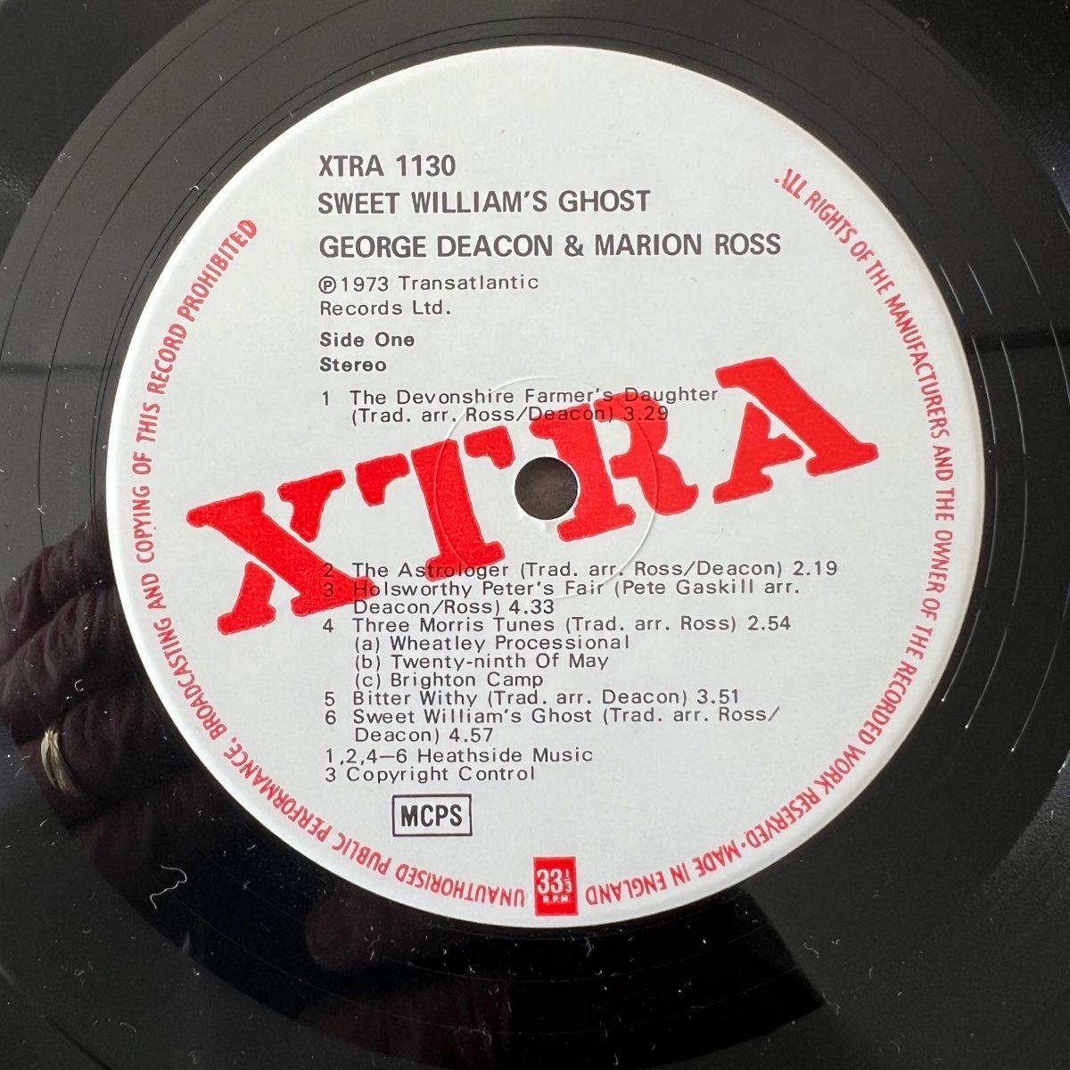 George Deacon et Marion Ross - Le Fantôme de Sweet William / 1re édition britannique. 1973 - (M-/M-)