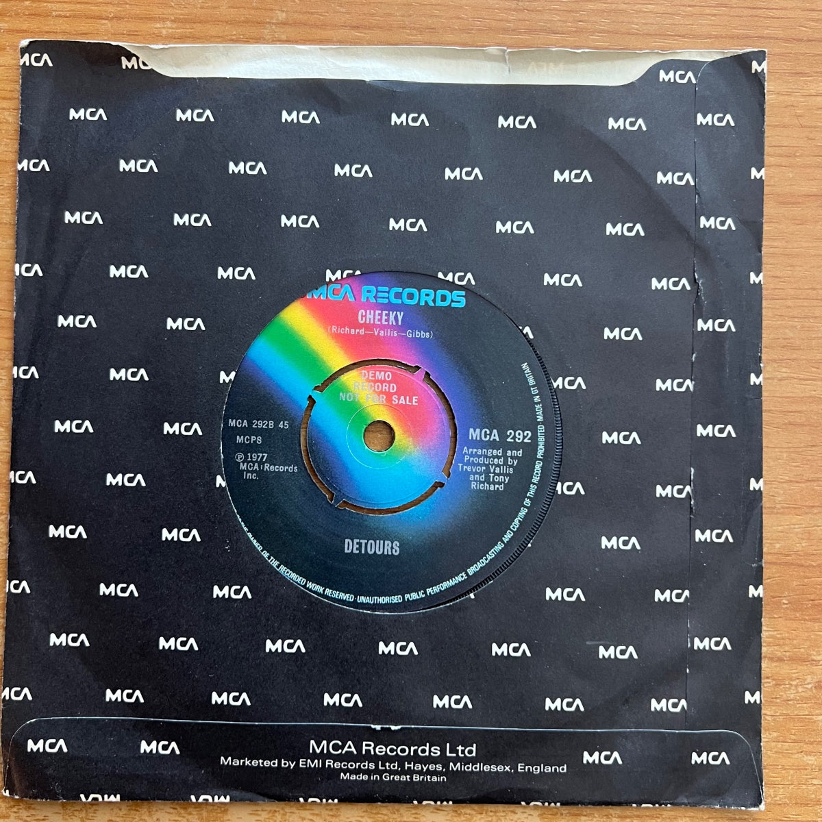 Detours - It's A Real Shame / 1. UK-Press. 1977 - (M-/VG)
